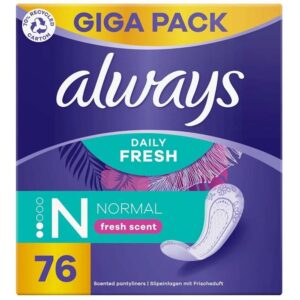Always Daily Fresh Normal Illatosított tisztasági Betét 76 db