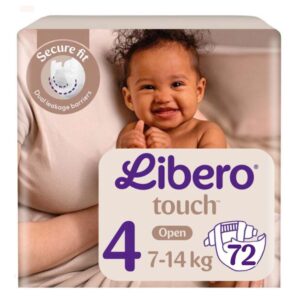 Libero Touch Nadrágpelenka 4-es méret (7-14 kg) 2x 36 db (72 db)