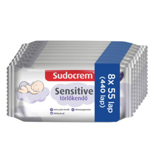 Sudocrem Sensitive Extra Puha nedves törlőkendő 8x 55 db (440 db)