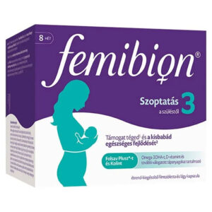 Femibion 3 Szoptatás Étrend-kiegészítő filmtabletta és lágy kapszula 56+56 (8 hét)