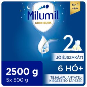 Milumil 2 Jó éjszakát anyatej-kiegészítő tápszer 6 hó+ 2500 g