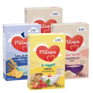 Milupa Tej- és gabonapépek 225 g - csomagajánlat (4x)_2026