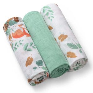 BabyOno Szuper puha muszlin kendő 3 db (zöld, szavanna) 0 hó+ 348/12