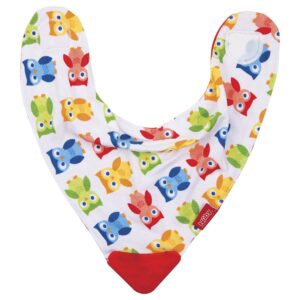 Nuby Rágókás nyálkendő 3 hó+ (baglyok)