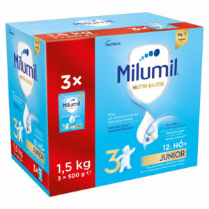 Milumil 3 Junior tejalapú anyatej-kiegészítő tápszer 12. hónapos kortól 1500 g