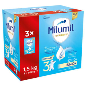 Milumil 3 Vanília ízű Junior ital 12 hónapos kortól 1500 g