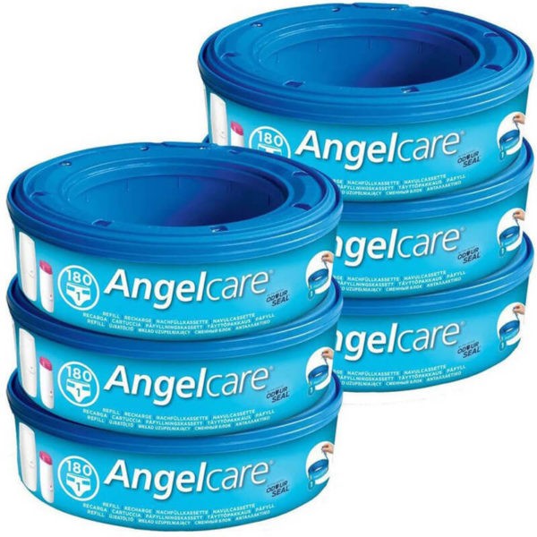 Angelcare Pelenkatároló kuka utántöltő 6 db kék