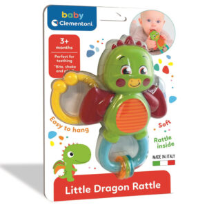 Clementoni Bébisárkány csörgő és rágóka 3 hó+ (17838)