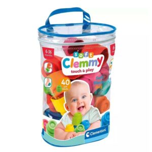 Clemmy Puha építőkockák 40 db 6 hó+ (17878)