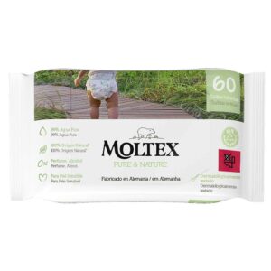 Moltex Pure & Nature Lebomló ÖKO Nedves Törlőkendő 60 db
