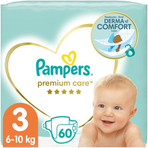 Pampers Premium Care 3-as Nadrágpelenka (6-10 kg) 60 db - Value Pack