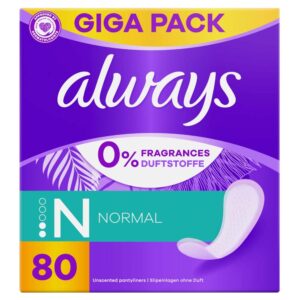 Always Normal Tisztasági betét Illatanyagmentes 80 db