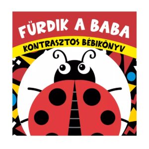 Fürdik a baba kontrasztos fűrdőskönyv