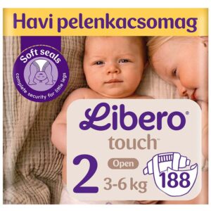 Libero Touch Nadrágpelenka 2-es méret (3-6 kg) 188 db