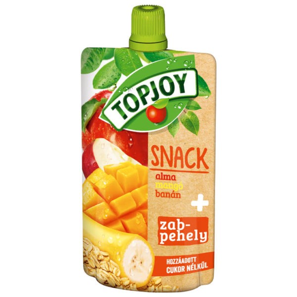 Topjoy Alma-mangó-banán püré zabpehellyel és C-vitaminnal 100 g