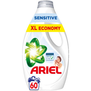 Ariel Sensitive Folyékony mosószer 2700 ml 60 mosás - XL Pack
