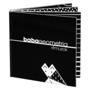 Babageometria ritmusok fekete fehér fejlesztő könyv kicsiknek