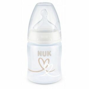 NUK First Choice Plus Hőfokjelzős cumisüveg 150 ml 0-6 hó fehér
