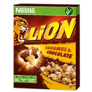 Nestlé Lion karamellás és csokoládés ropogós gabonapehely 425 g