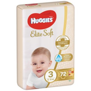 Huggies Elite Soft Nadrágpelenka 3-as méret (5-9 kg) 72 db