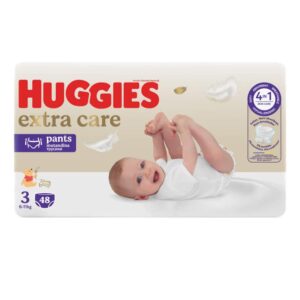 Huggies Extra Care Pants Bugyipelenka 3-as méret (6-11 kg) 48 db