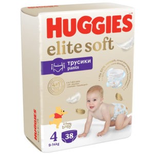 Huggies Elite Soft Pants Bugyipelenka 4-es méret (9-14 kg) 38 db