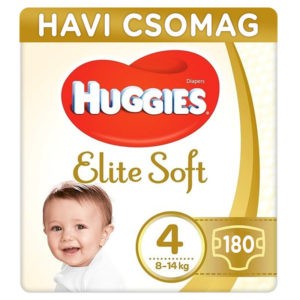 Huggies Elite Soft 4 180 db Havi csomag