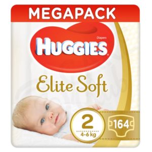 Huggies Elite Soft Nadrágpelenka 2-es méret (4-6 kg) 164 db - MegaPack