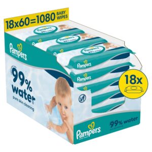 Pampers 99% Water Nedves Torlokendo 18x 60 db (1080 db)