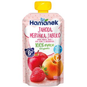 Hamánek Alma eperrel és sárgabarackkal 100 g 6 hó+