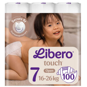 Libero Touch Nadrágpelenka 7-es méret (16-26 kg) 4x 25 db (100 db)