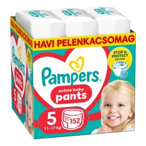 Pampers Pants Bugyipelenka 5-ös méret (11-17 kg) 152 db – Havi pelenkacsomag