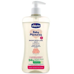 Chicco Baby Moments Sensitive Micellás fürdető gyapotolajjal és E-vitaminnal 0 hó+ 500 ml