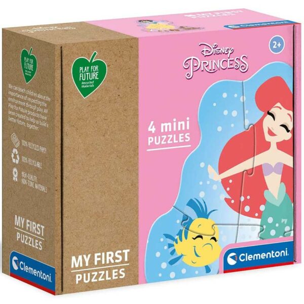 Clementoni Első kirakóm 4 db Mini Puzzle Disney hercegnők 2 év + (20825)