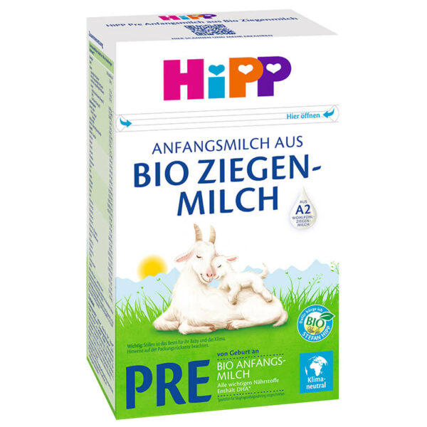HiPP Bio PRE Kecsketej alapú anyatej-helyettesítő tápszer újszülött kortól 400 g