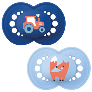 Mam Original Nyugtatócumi 16 hó+ 2 db (sötétkék, világoskék)