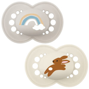 Mam Original Nyugtatócumi 16 hó+ 2 db (szürke, fehér)