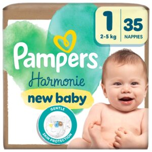 Pampers Harmonie New Baby Nadrágpelenka 1-es méret (2-5 kg) 35 db