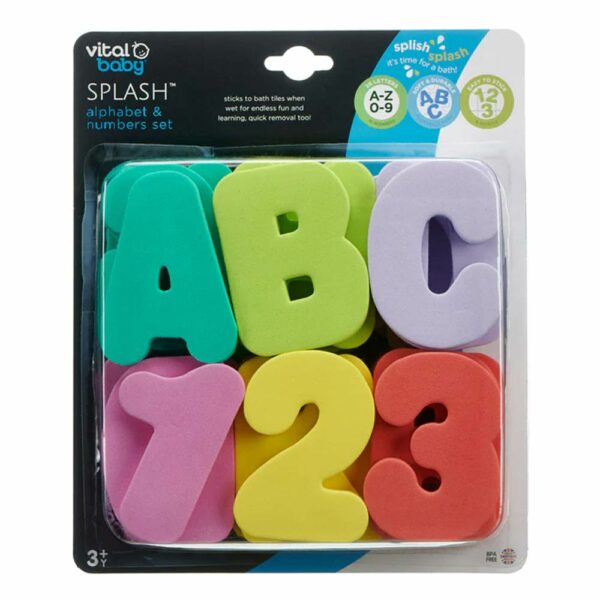 Vital Baby Splash ABC és számok fürdősjáték 3 év+