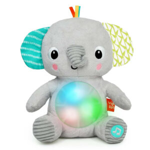 Bright Starts Hug-a-Bye Zenélő és világító elefánt 0 hó+