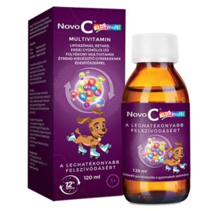 Novo C Kids Multi Liposzómás folyékony multivitamin étrend-kiegészítő 12 hó+ 120 ml