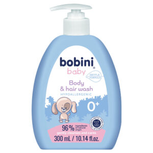 Bobini Baby Hipoallergén Fürdető és sampon 300 ml 0 hó+