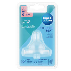 Canpol Babies Easy Start Etetőcumi 6 hó+ (közepes folyású)
