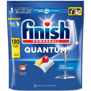 Finish Quantum All in 1 Lemon Mosogatógép kapszula 130 db - Family Pack