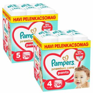 Pampers Premium Care Pants Bugyipelenka havi csomagok 2 db