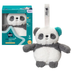 Tommee Tippee Mini Pip Panda Világító és zenélő alvássegítő plüss utazáshoz 0 hó+