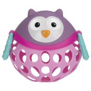 Nuby Mókás csörgő és rágóka (bagoly) 3 hó+