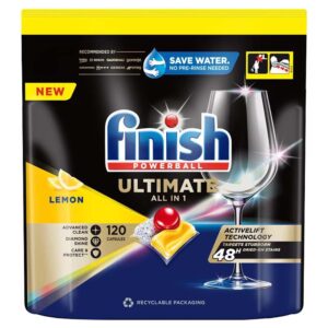 Finish Ultimate All in 1 Lemon Mosogatógép kapszula 120 db - XXL Pack