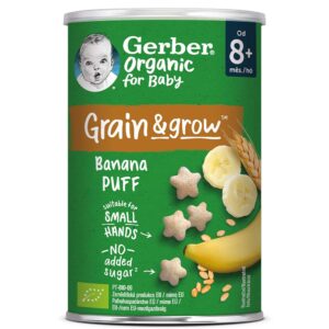 Gerber Organic Banános gabonasnack 35g 8 hó+