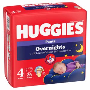Huggies Overnight Pants Éjszakai bugyipelenka 4-es méret (9-14 kg) 26 db